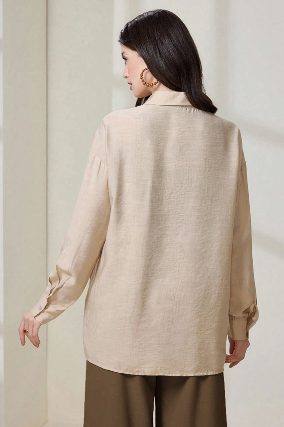 Beige Embroidered Elegance Set