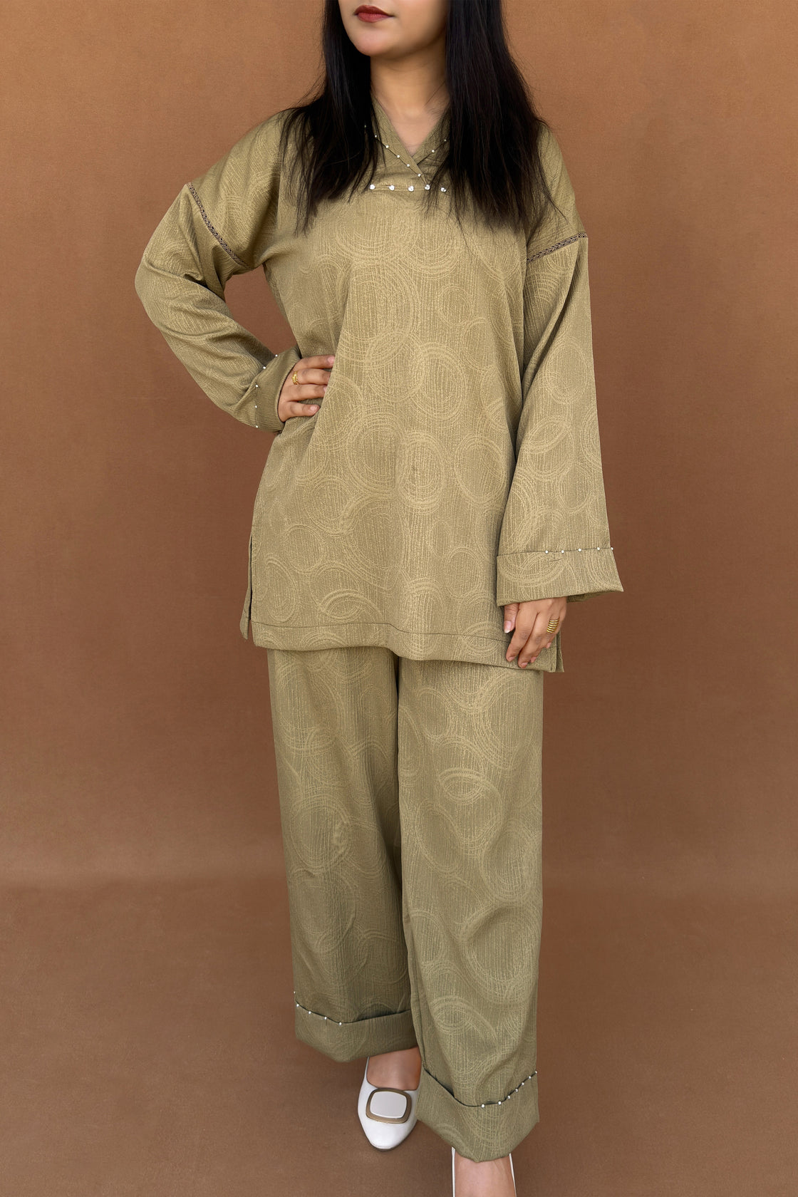 IVORY Brown Co‑ord set