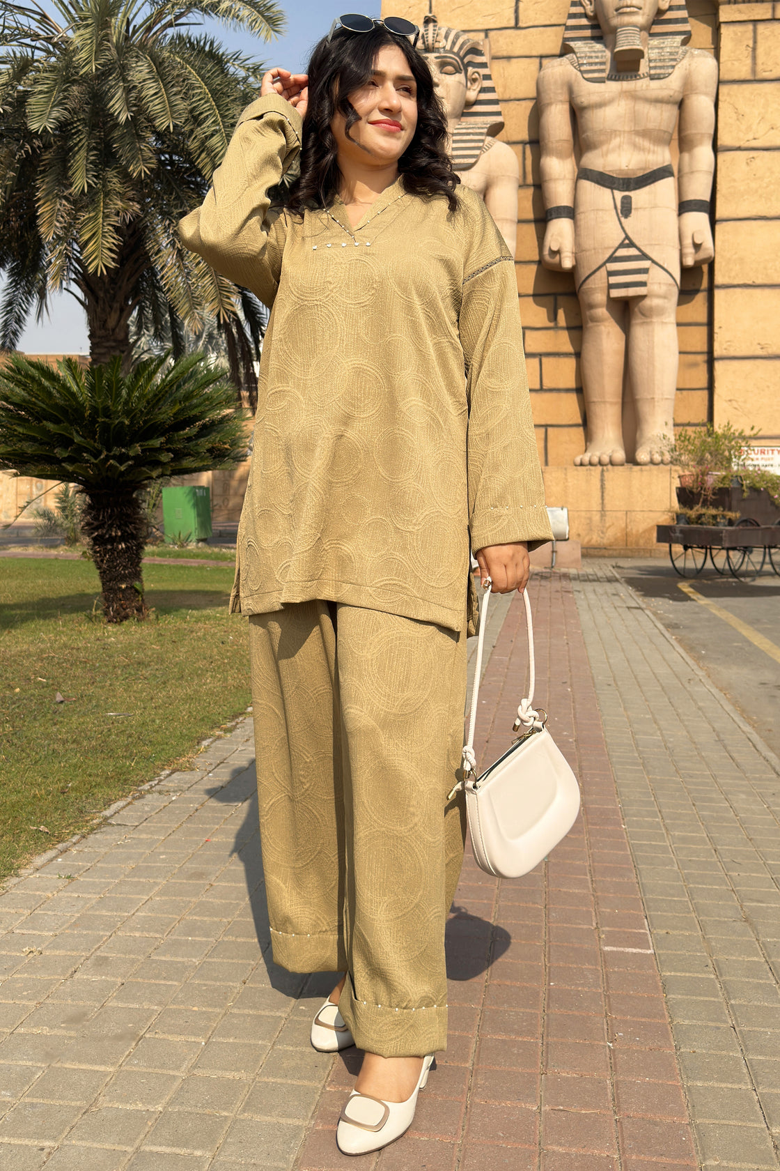 IVORY Brown Co‑ord set